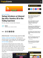 Vantage Introduces an Enhanced App with a Seamless All-in-One Trading Experience