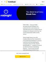 Crypto Mixer News: Samourai Wallet Dev Sentenced to 5 Years in Prison