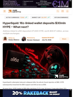 Hyperliquid: 16z-linked wallet deposits $30mln HYPE – What next? - AMBCrypto