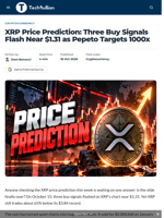XRP Price Prediction: Three Buy Signals Flash Near $1.31 as Pepeto Targets 1000x - TechBullion