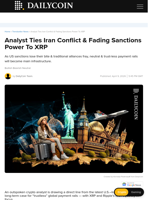 Analyst Ties Iran Conflict & Fading Sanctions Power To XRP - DailyCoin
