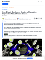 Bitcoin Dominance Drops, But Is Altcoin Season Real?