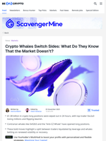 Why Are Crypto Whales Going Long Amid a Market Crash?