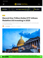 Record One Trillion Dollar ETF Inflows Redefine US Investing