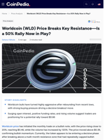 Worldcoin (WLD) Price Breaks Key Resistance—Is a 50% Rally Now in Play?