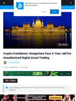 Crypto Crackdown: Hungarians Face 5-Year Jail For Unauthorized Digital Asset Trading | Bitcoinist.com