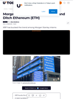 Morgan Stanley Interns Buy XRP and Ditch Ethereum (ETH)