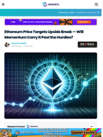 Ethereum Price Targets Upside Break — Will Momentum Carry It Past the Hurdles?