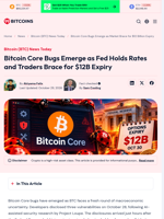 Bitcoin Core Bugs Emerge as Market Brace for $12 Billion Expiry