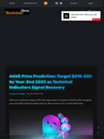 AAVE Price Prediction: Target $215-225 by Year-End 2025 as Technical Indicators Signal Recovery - Blockchain.News