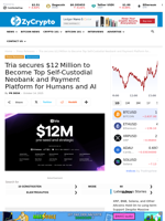 Tria secures $12 Million to Become Top Self-Custodial Neobank and Payment Platform for Humans and AI
