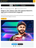 Solana Labs CEO Says Solana Must Adapt or Die