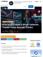 XLM to $7? Here's What Veteran Trader Peter Brandt Thinks | Live Bitcoin News
