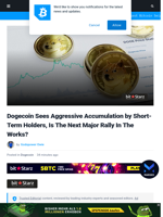 Dogecoin Sees Aggressive Accumulation by Short-Term Holders, Is The Next Major Rally In The Works? | Bitcoinist.com