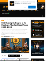 SEC Highlights Crypto In Its Strategic Plan For Fiscal Years 2026–2030