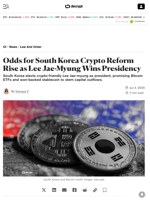 Odds for South Korea Crypto Reform Rise as Lee Jae-Myung Wins Presidency - Decrypt