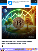 Is Bitcoin’s Four-Year Cycle Still Alive? Analyst Hints At An Eventful 100 Days Ahead | Bitcoinist.com