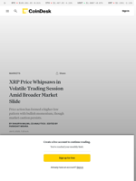 XRP Price Prediction Today: Ripple Token Whipsaws in Volatile Trading Session Amid Broader Market Slide