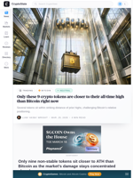 Only these 9 crypto tokens are closer to their all-time high than Bitcoin right now