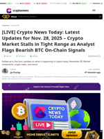 [LIVE] Crypto News Today: Latest Updates for Nov. 28, 2025