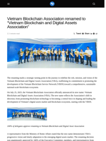 Vietnam Blockchain Association renamed to “Vietnam Blockchain and Digital Assets Association” - Visionary Financial