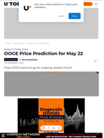 DOGE Price Prediction for May 22