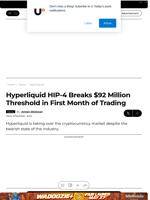 Hyperliquid HIP-4 Breaks $92 Million Threshold in First Month of Trading - U.Today