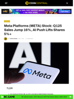 Meta Platforms (META) Stock: Q125 Sales Jump 16%