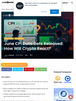 June CPI Data Gets Released: How Will Crypto React? | Live Bitcoin News