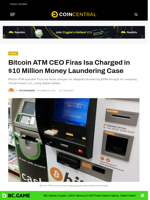Bitcoin ATM CEO Firas Isa Charged in $10 Million Money Laundering Case