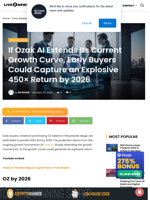 If Ozak AI Extends Its Current Growth Curve, Early Buyers Could Capture an Explosive 450× Return by 2026