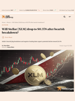 Will Stellar [XLM] drop to $0.378 after bearish breakdown? - AMBCrypto