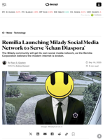 Remilia Launching Milady Social Media Network to Serve '4chan Diaspora' - Decrypt