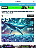 $63 Billion in Bitcoin Scooped Up by New Whales, Is $135K Still in Play?