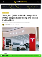 Tesla, Inc. ($TSLA) Stock: Jumps 22% in May Despite Sales Slump and Musk’s Political Exit