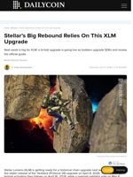 Stellar’s Big Rebound Relies On This XLM Upgrade - DailyCoin