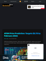 ATOM Price Prediction: Targets $2.75 by February 2026 - Blockchain.News