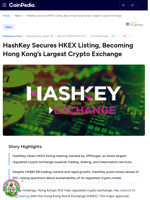 HashKey Secures HKEX Listing, Becoming Hong Kong’s Largest Crypto Exchange