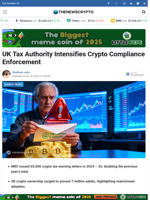 UK Tax Authority Intensifies Crypto Compliance Enforcement - TheNewsCrypto