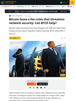 Bitcoin Fee Crisis Deepens: Can BTCfi Keep Miners Secure?