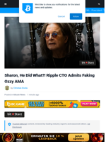 Sharon, He Did What?! Ripple CTO Admits Faking Ozzy AMA
