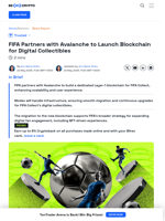 FIFA Collect Expands with Avalanche’s Blockchain Innovation