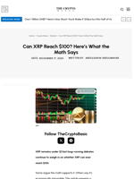 Can XRP Reach $100? Here’s What the Math Says