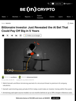 Billionaire Investor Just Revealed the AI Bet That Could Pay Off Big in 5 Years
