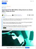 James Wynn Boosts Hyperliquid Market Share in Perps Trading