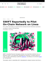 SWIFT Reportedly to Pilot On-Chain Network on Linea - 