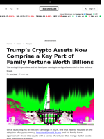 Trump’s Crypto Assets Now Comprise a Key Part of Family Fortune Worth Billions - 