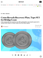 Cetus Reveals Recovery Plan, Taps SUI for Bridge Loan - Decrypt