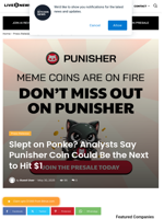 Slept on Ponke? Analysts Say Punisher Coin Could Be the Next to Hit $1 | Live Bitcoin News
