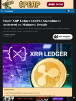 Major XRP Ledger (XRPL) Amendment Activated on Mainnet